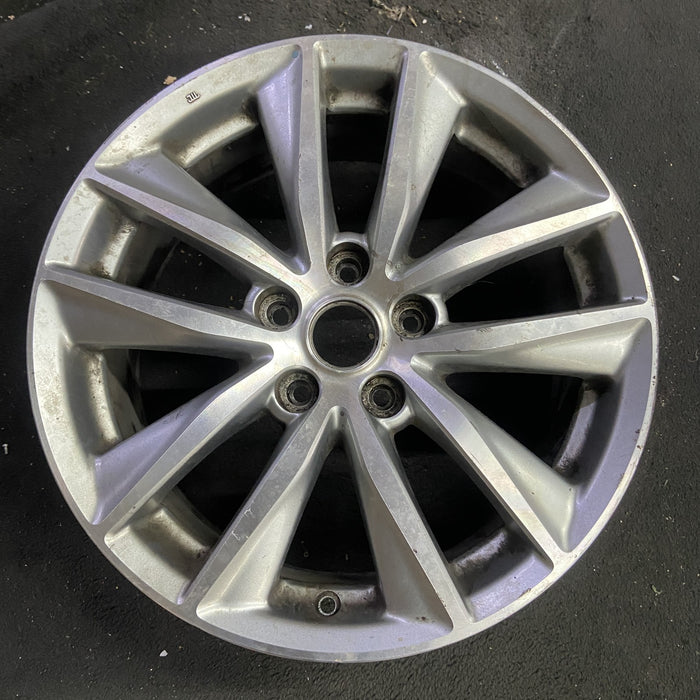 17" INFINITI Q50 14-15 17x7.5 , , narrow spoke width Original OEM Wheel Rim - Angle View