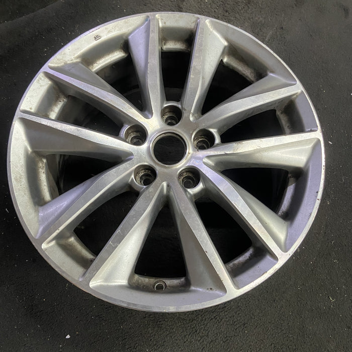 17" INFINITI Q50 14-15 17x7.5 , , narrow spoke width Original OEM Wheel Rim - Side Profile