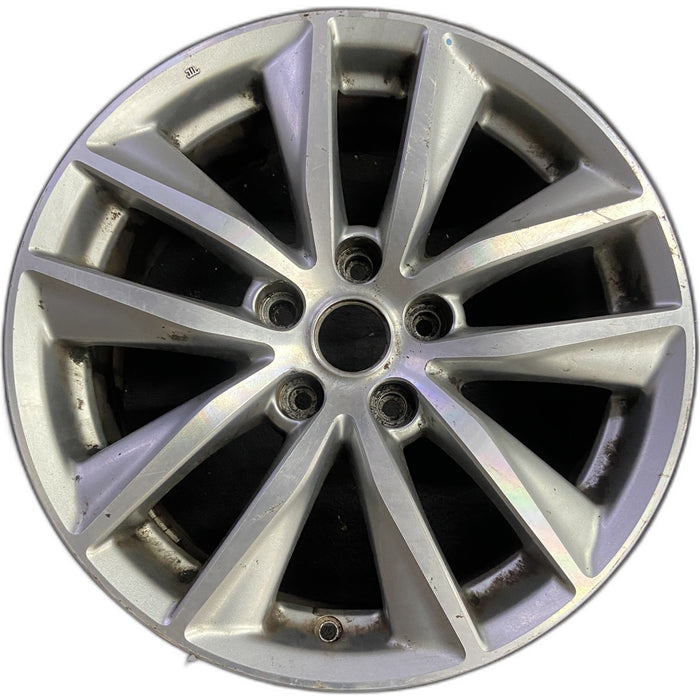17" INFINITI Q50 14-15 17x7.5 , , narrow spoke width Original OEM Wheel Rim - Front View