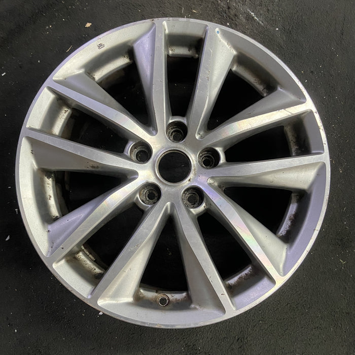 17" INFINITI Q50 14-15 17x7.5 , , narrow spoke width Original OEM Wheel Rim - Angle View
