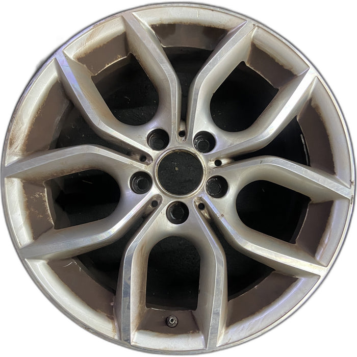 18" BMW X3 11-14 18x8 , , Y spoke design Original OEM Wheel Rim - Front View