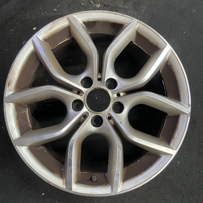 18" BMW X3 11-14 18x8 , , Y spoke design Original OEM Wheel Rim - Angle View