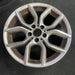 18" BMW X3 11-14 18x8 , , Y spoke design Original OEM Wheel Rim - Side Profile