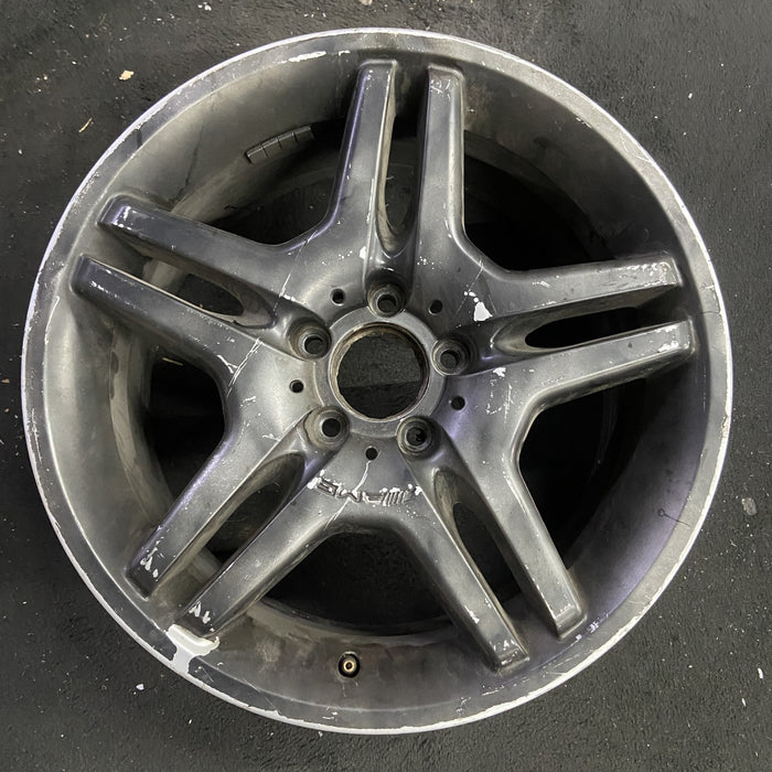 18" MERCEDES CL-CLASS 03-05 215 Type; CL55, 18x8.5 Original OEM Wheel Rim - Angle View