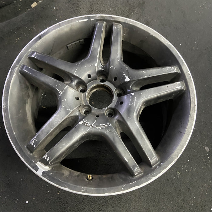 18" MERCEDES CL-CLASS 03-05 215 Type; CL55, 18x8.5 Original OEM Wheel Rim - Side Profile