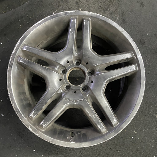 18" MERCEDES CL-CLASS 03-05 215 Type; CL55, 18x8.5 Original OEM Wheel Rim - Angle View