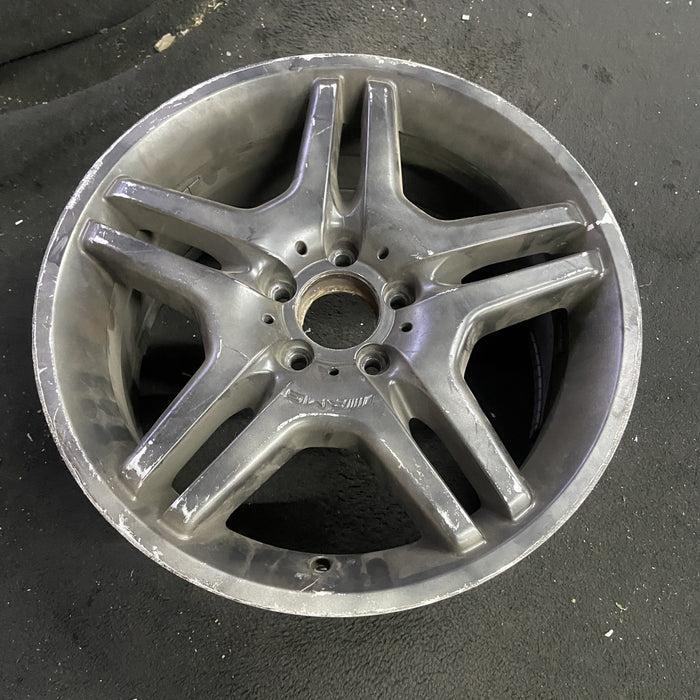 18" MERCEDES CL-CLASS 03-05 215 Type; CL55, 18x8.5 Original OEM Wheel Rim - Side Profile