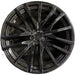 22" BMW X5 21-25 22x10.5 15 spoke black Original OEM Wheel Rim - Front View