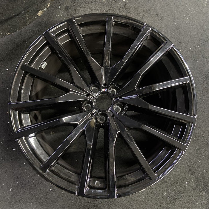 22" BMW X5 21-25 22x10.5 15 spoke black Original OEM Wheel Rim - Additional View