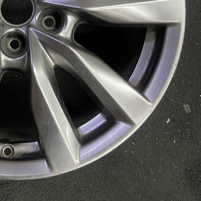18" MAZDA CX-9 17-18 aluminum 18x8 silver Original OEM Wheel Rim - Back View
