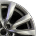 18" MAZDA CX-9 17-18 aluminum 18x8 silver Original OEM Wheel Rim - Side Profile