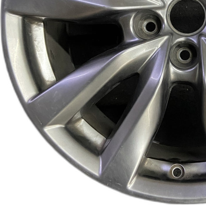 18" MAZDA CX-9 17-18 aluminum 18x8 silver Original OEM Wheel Rim - Back View