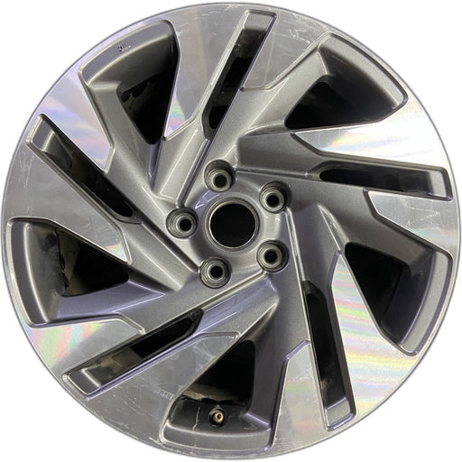 18" LEGACY 23-25 18x7.5 , machined face with pockets Original OEM Wheel Rim - Front View