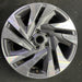 18" LEGACY 23-25 18x7.5 alloy Sedan machined face with pockets Original OEM - Front View