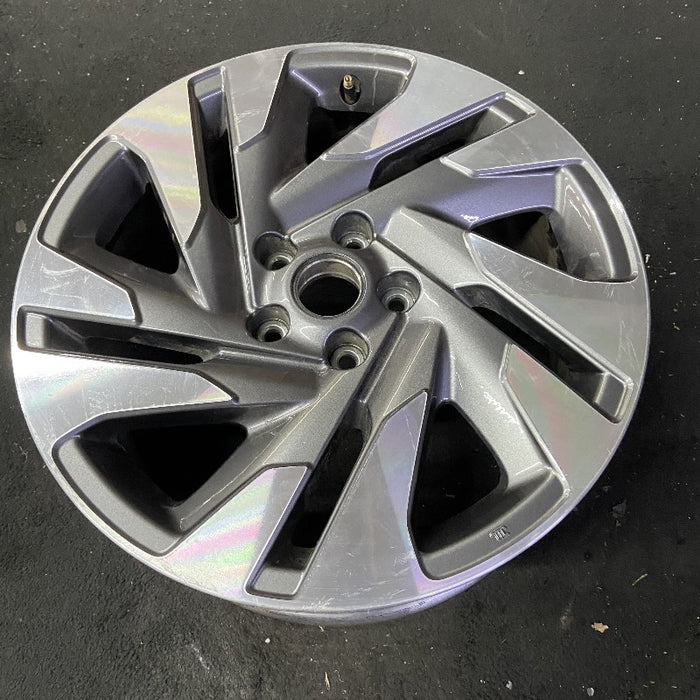 18" LEGACY 23-25 18x7.5 alloy Sedan machined face with pockets Original OEM - View 8