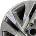 18" LEGACY 23-25 18x7.5 alloy Sedan machined face with pockets Original OEM - Angle View