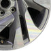 18" LEGACY 23-25 18x7.5 alloy Sedan machined face with pockets Original OEM - Close-Up Detail