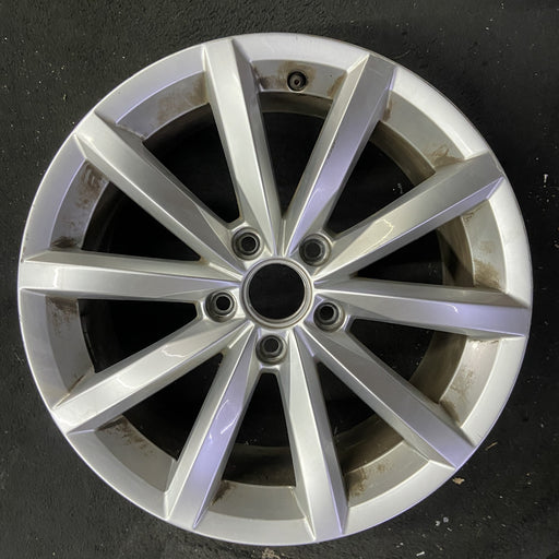 17" TIGUAN 17 17x7 Original OEM Wheel Rim - Angle View
