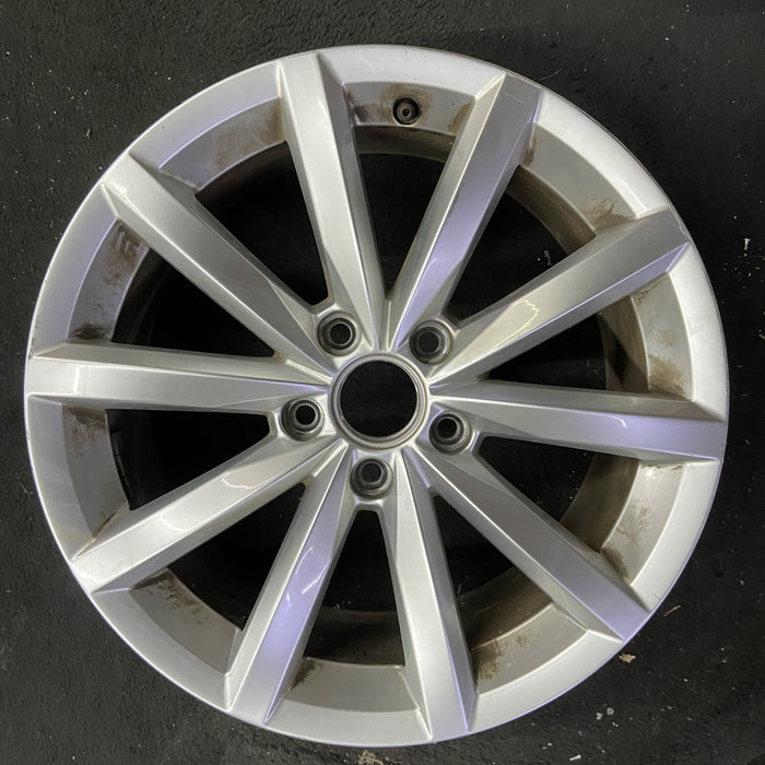 17" TIGUAN 17 17x7 Original OEM Wheel Rim - Angle View