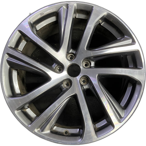 19" INFINITI QX50 16 19x8 , 10 spoke Original OEM Wheel Rim - Front View