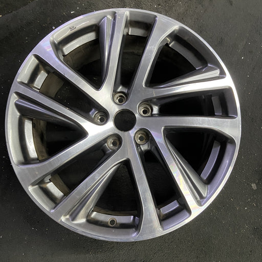 19" INFINITI QX50 16 19x8 , 10 spoke Original OEM Wheel Rim - Angle View