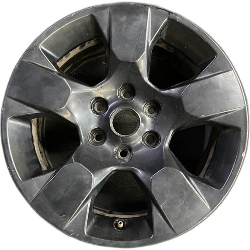 18" DODGE 1500 PICKUP 24 , 18x8, , 5 spoke, w/recessed outer spoke, black - Front View