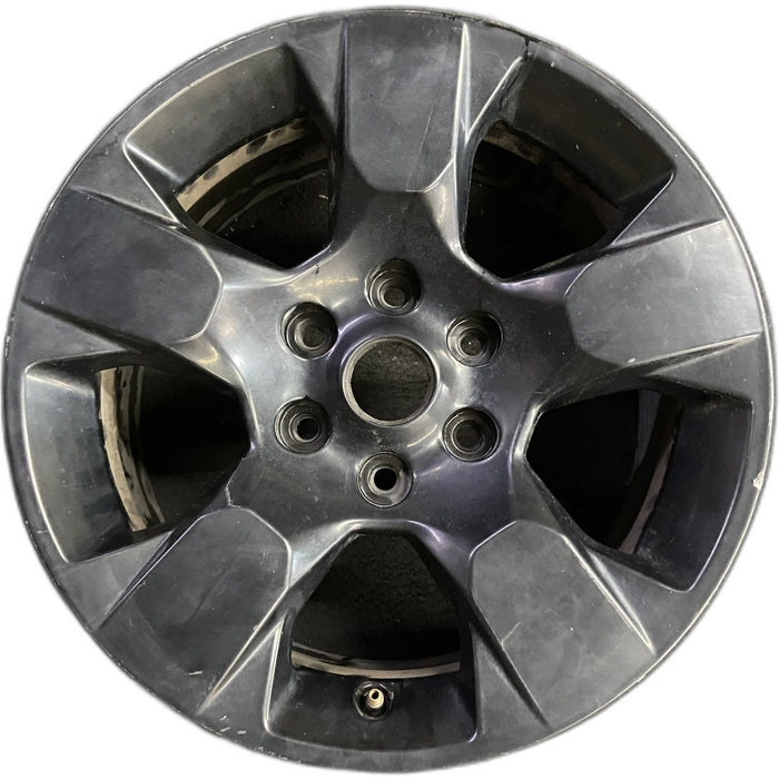 18" DODGE 1500 PICKUP 24 , 18x8, , 5 spoke, w/recessed outer spoke, black - Front View