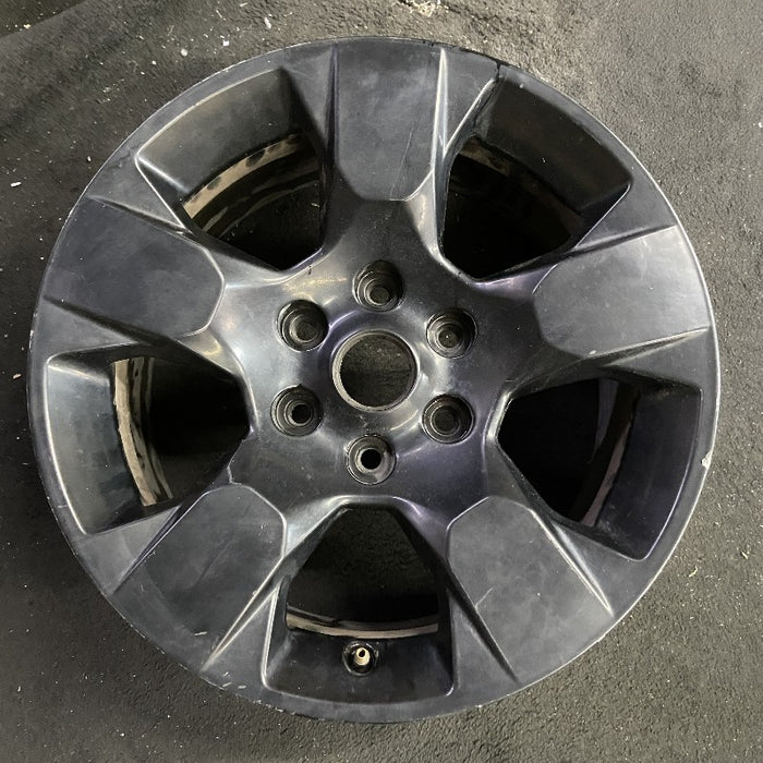 18" DODGE 1500 PICKUP 24 6 lug 18x8 5 spoke w/recessed outer spoke black - Front View