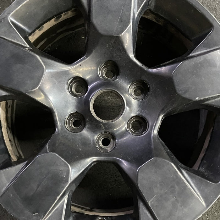 18" DODGE 1500 PICKUP 24 6 lug 18x8 5 spoke w/recessed outer spoke black - Angle View