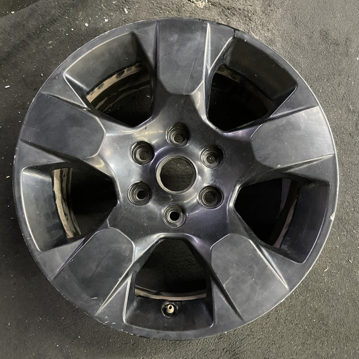 18" DODGE 1500 PICKUP 24 , 18x8, , 5 spoke, w/recessed outer spoke, black - Angle View