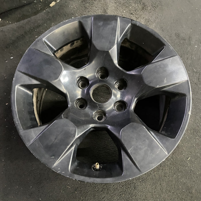 18" DODGE 1500 PICKUP 24 , 18x8, , 5 spoke, w/recessed outer spoke, black - Side Profile