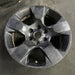 18" DODGE 1500 PICKUP 24 , 18x8, , 5 spoke, w/recessed outer spoke, black - Side Profile