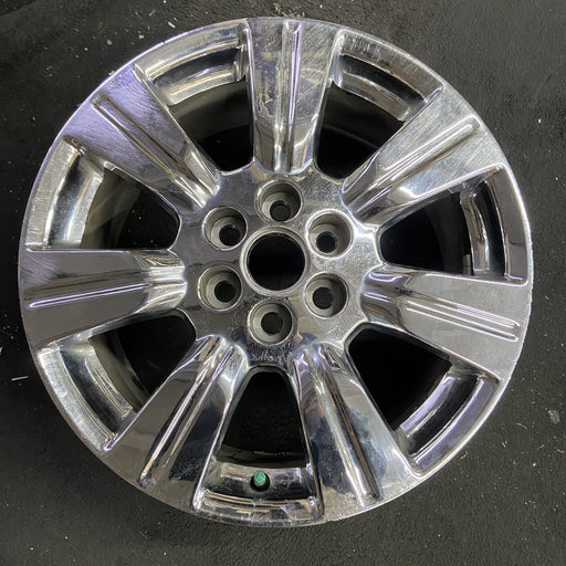 18" SRX 14-16 18x8, chrome finish Original OEM Wheel Rim - Angle View