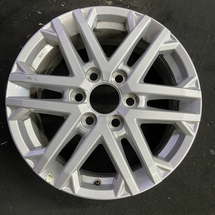 18" SEQUOIA 23-24 18x7.5, 6 double spoke, silver Original OEM Wheel Rim - Angle View