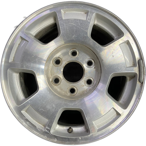 17" AVALANCHE 1500 07-10 17x7.5", aluminum, , single groove in each spoke - Front View