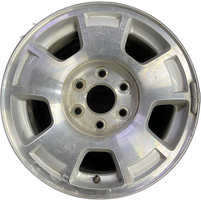 17" AVALANCHE 1500 07-10 17x7.5", aluminum, , single groove in each spoke - Front View