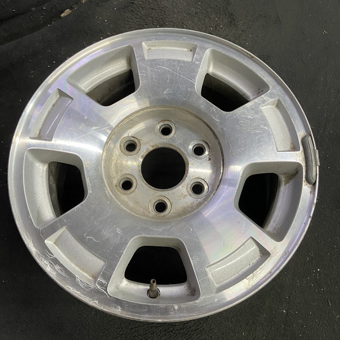 17" AVALANCHE 1500 07-10 17x7.5", aluminum, , single groove in each spoke - Side Profile