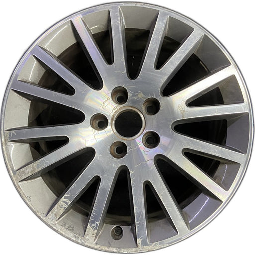 17" AUDI A3 06-13 17x7.5 alloy 16 spoke w/ inlay Original OEM Wheel Rim - Front View