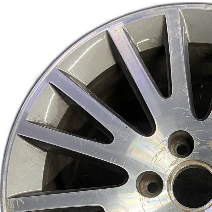17" AUDI A3 06-13 17x7.5 alloy 16 spoke w/ inlay Original OEM Wheel Rim - Angle View