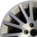 17" AUDI A3 06-13 17x7.5 alloy 16 spoke w/ inlay Original OEM Wheel Rim - Angle View