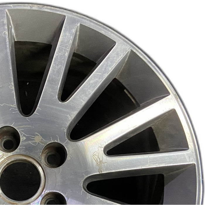 17" AUDI A3 06-13 17x7.5 alloy 16 spoke w/ inlay Original OEM Wheel Rim - Side Profile