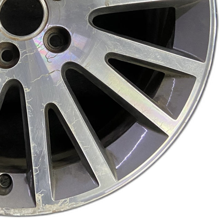 17" AUDI A3 06-13 17x7.5 alloy 16 spoke w/ inlay Original OEM Wheel Rim - Close-Up Detail