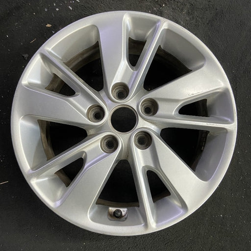 16" OPTIMA 16-17 16x6.5 alloy angled spoke Original OEM Wheel Rim - Front View