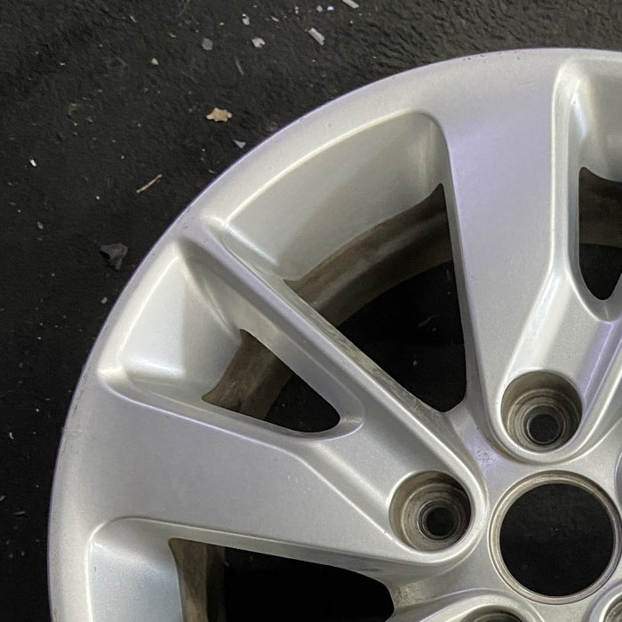 16" OPTIMA 16-17 16x6.5 alloy angled spoke Original OEM Wheel Rim - Side Profile