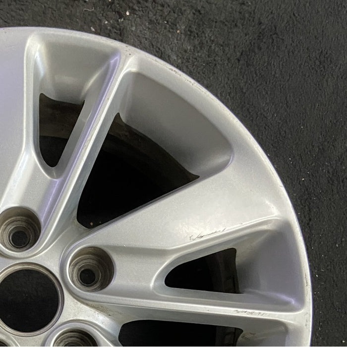 16" OPTIMA 16-17 16x6.5 alloy angled spoke Original OEM Wheel Rim - Close-Up Detail