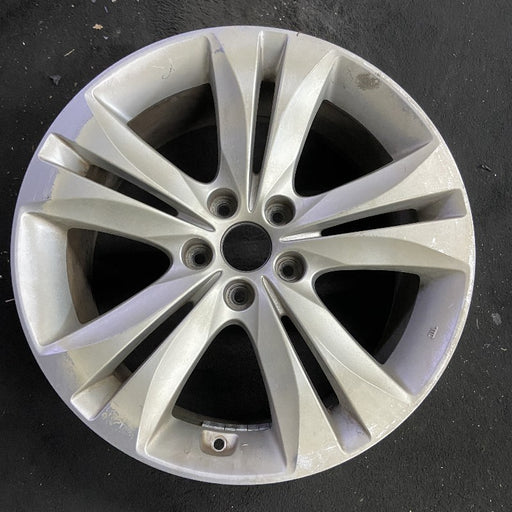 18" GENESIS 09-12 Cpe 18x8 10 spoke rear Original OEM Wheel Rim - Front View