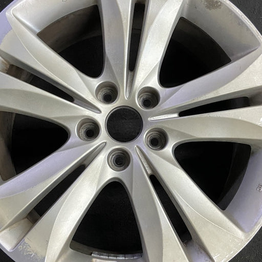 18" GENESIS 09-12 Cpe 18x8 10 spoke rear Original OEM Wheel Rim - Angle View