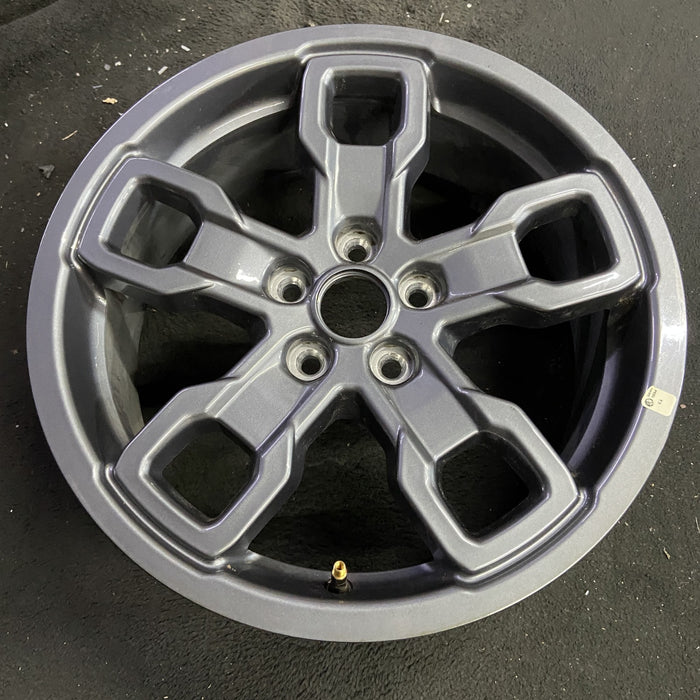 17" BRONCO SPORT 21-24 17x7, alloy, 5 spoke, slotted spoke Original OEM Wheel - Side Profile