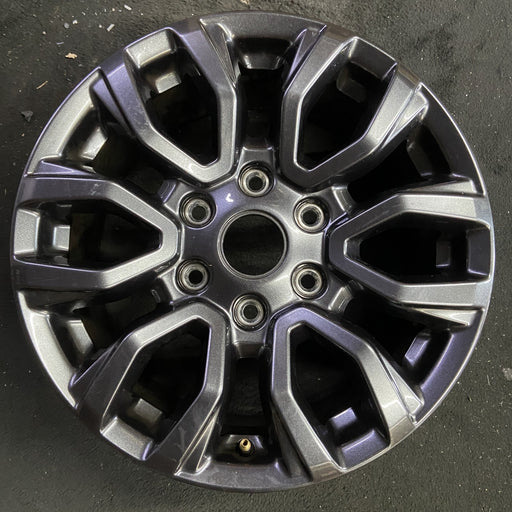 17" RANGER 19-22 17x8, , dark gray, , V spoke Original OEM Wheel Rim - Angle View