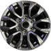 17" RANGER 19-22 17x8, , dark gray, , V spoke Original OEM Wheel Rim - Front View